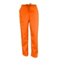 thumbnail image 3 of M&M SCRUBS Women Scrub Set V-Neck Medical Scrub Tops and Drawstring Pants - Pack of 6 Set (Orange, 4X-Large), 3 of 7