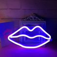 thumbnail image 2 of LINLIN LED Neon Sign,LIP Neon Sign Night Light Wall LED Neon Lamp USB Battery Powered Led Neon Light Sign for Home Bedroom Bar Party Decoration, 2 of 6