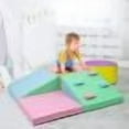 thumbnail image 3 of Bloques de Escalada de Espuma para Niños Pequeños y Preescolares, Set de Juego Activo para Trepar, Gatear y Deslizarse, 5 Piezas, 3 of 6