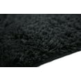 thumbnail image 2 of Mary 3 Piece Bathroom Rug Set, Luxury Soft Plush Shaggy Thick Fluffy Microfiber Bath Mat, Countour Rug, Toilet Seat Lid Cover, Non-slip Rubber Back, Floor Mats Water Absorbent, Black, 2 of 5
