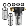 thumbnail image 1 of 1 Set Garden Hose Filter Cylindrical Inline Water Filter For Watering Plants, 1 of 9