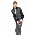 thumbnail image 4 of Notus Unisex Adult 0nesie One Piece Pajama Romper Hooded Zip Sleepwear Jumpsuit for Men and Women Char & Black S, 4 of 6
