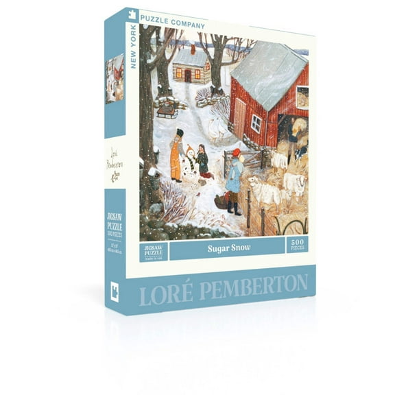 New York Puzzle Company Sugar Snow 500 Piece Jigsaw Puzzle