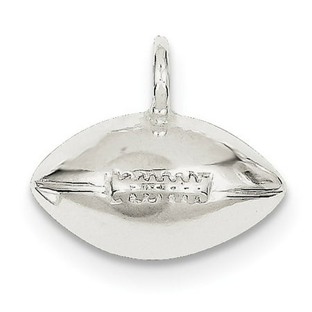 Sterling Silver Football Pendant