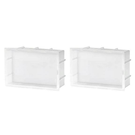 2X Large Resin Molds, Rectangle Silicone Molds for Casting, Epoxy Flower Preservation