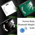 thumbnail image 2 of Xiaohaicao XHC09 Household Human Body Bluetooth Weight Scale Smart Healthy Fat Scale Charging Model (Green), 2 of 5