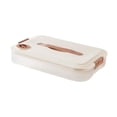 thumbnail image 3 of Luzkey Food Storage Container Dumpling Storage Box Reusable Freeze Box Food Preservation Box Refrigerator Organizer for Snack Fridge Single, 3 of 8