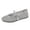 Silver, variant on Women's Mesh Mary Jane Shoes, Breathable Slip-On Casual Footwear, Lightweight Comfort Summer Loafers (Brown,US 5.5)