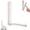 White, variant on No-Drill Wall-Mount Folding Hanger Organizer, White Retractable Clothes Rack for Bedroom Closet Storage, 1PC (White)