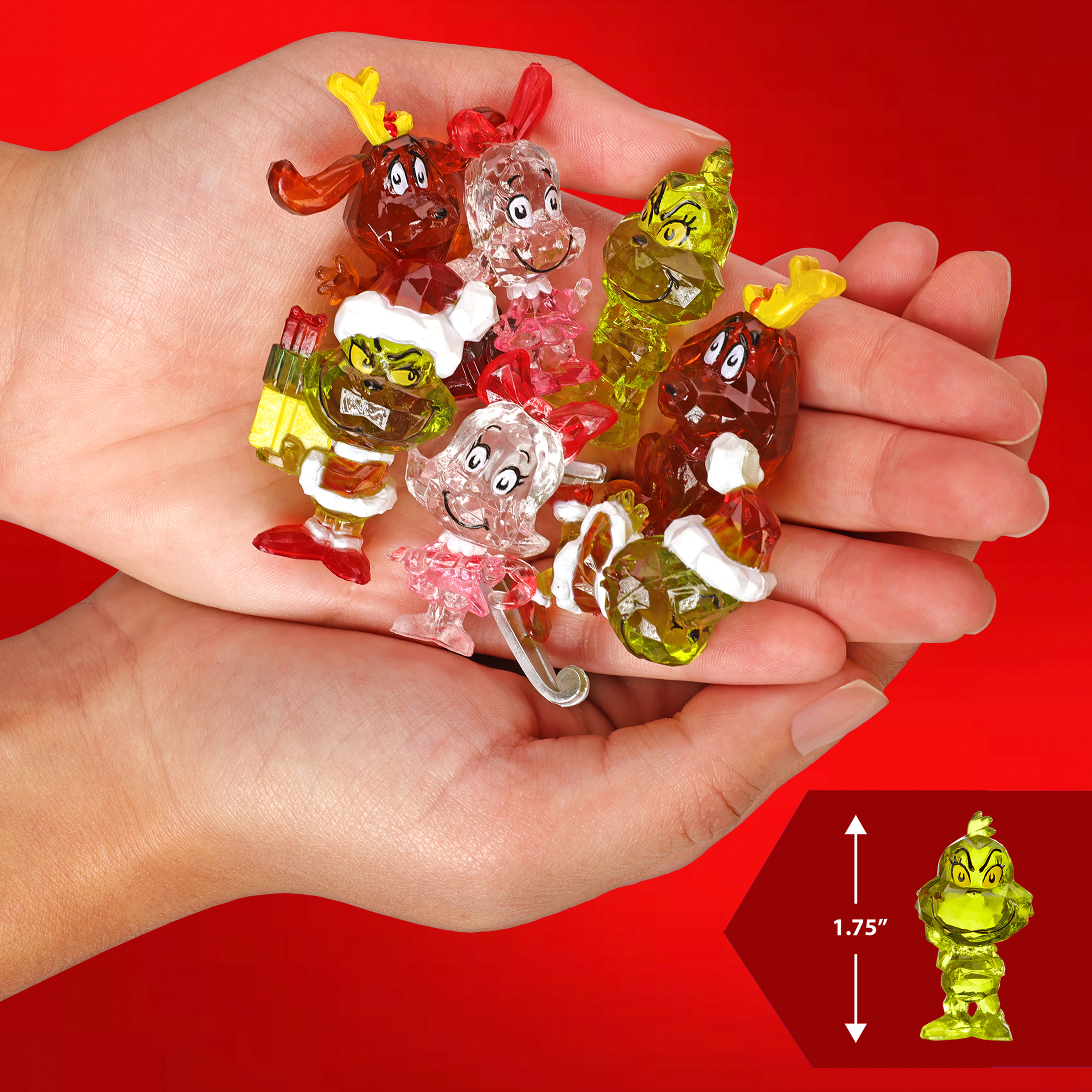 Dr. Seuss Grinch Crystal Surprise Ball - Collectible Novelty Toy for Kids