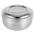 thumbnail image 2 of Silver Metal Shaving Soap Mug Bowl with Lid, Durable and Easy to Clean, Smooth Edge, Anti Skid Design, Perfect Tool for Wet Shaving Man Shaving Soap Bowl Shaving Mug Shaving Bowl, 2 of 7