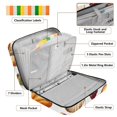 thumbnail image 4 of Haosy Accordion File Organizer Zipper Binder 500 Sheet 6-Tab Expanding File Folder Multi-Pocket 1.2 Inch 3 Ring Cake Pomegranate Pumpkin, 4 of 7