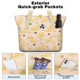 thumbnail image 2 of Tote Bag for Women - Golden Retriever Shoulder Bag - Large Utility Work Duffle Bag with Zipper Handbag for Travel, Work, Sprots, 2 of 5