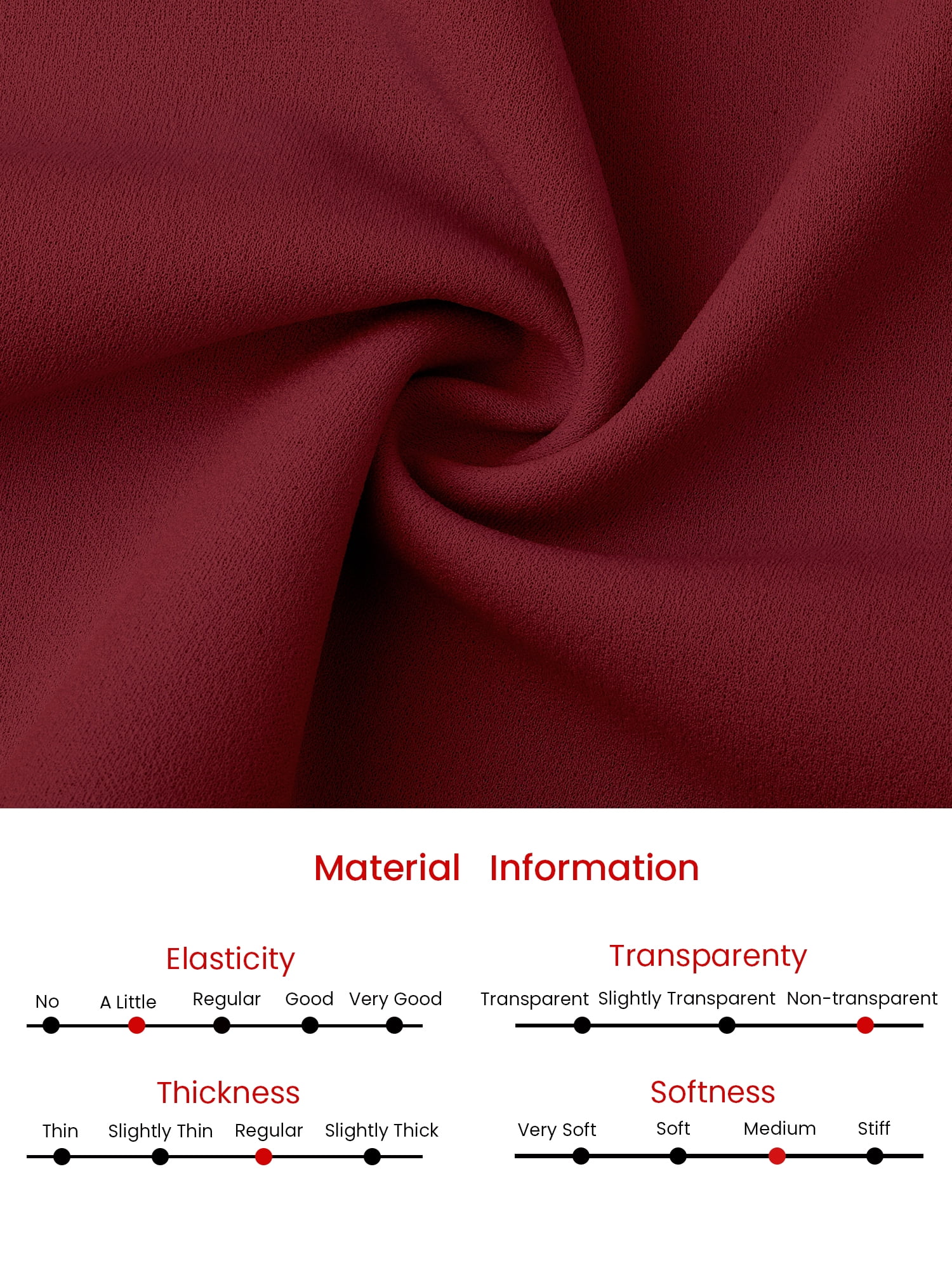 DARING DIVA Women Fishtail High Waist Belted Work Midi Mermaid Skirts S Red