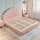 thumbnail image 5 of Solid Wood Pink Color Big Princess Children's Bed Girl Bed 2 To 14 Years Olds Kid Bed Bedroom Furniture Set Lit Enfant Fille My Lux Decor Round, 5 of 10