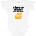 thumbnail image 3 of Inktastic Cheese Makes Everything Better Boys or Girls Baby Bodysuit, 3 of 5