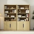 thumbnail image 2 of Rivington Armoire Bibliothèque Moderne en Chêne Naturel (4 Tablettes) - Ensemble de 2, 2 of 9