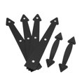 thumbnail image 3 of Charnières et Poignées de Porte de Garage, Acier au Carbone, Résistant, Design Moderne pour Portes Intérieures Extérieures Portails Garages Granges Abris Placard avec Installation Facile pour une Applicabilité Polyvalente, 3 of 7