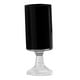 thumbnail image 1 of Jarrón de vidrio, adorno de escritorio, accesorio fotográfico decorativo, escultura francesa, estatua, flor Negro, 1 of 9