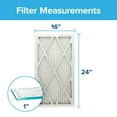 thumbnail image 3 of Filtrete by 3M, 16x24x1, MERV 11, Allergen Reduction HVAC Furnace Air Filter, Captures Pet Dander and Pollen, 1200 MPR, 1 Filter, 3 of 10