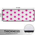 thumbnail image 5 of Kitchen Rugs Sets Of 2,Pink Daisy Flower Polka Dots Pattern Anti Fatigue Kitchen Mat Rugs Non Slip Washable,Decorative Kitchen Floor Mats for Kitchen,Sink,Laundry,17"x47"+17"x47", 5 of 5
