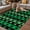 Green Black, variant on St. Patrick's Day Outdoor Rug for Patio/Deck/Porch, Non-Slip Large Area Rug 4 x 6 Ft, Green Irish Lucky Clovers Stripes Indoor Outdoor Rugs Washable Area Rugs, Reversible Camping Rug Carpet Runner