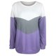 thumbnail image 4 of Blusa de manga larga informal de moda con cuello redondo y costuras para mujer Fridja  ghj987+3944, 4 of 5