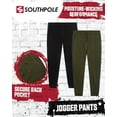 thumbnail image 2 of Southpole Mens Sweatpants Lightweight Stretch Fleece Athletic Joggers for Men 2 Pack, 2 of 7
