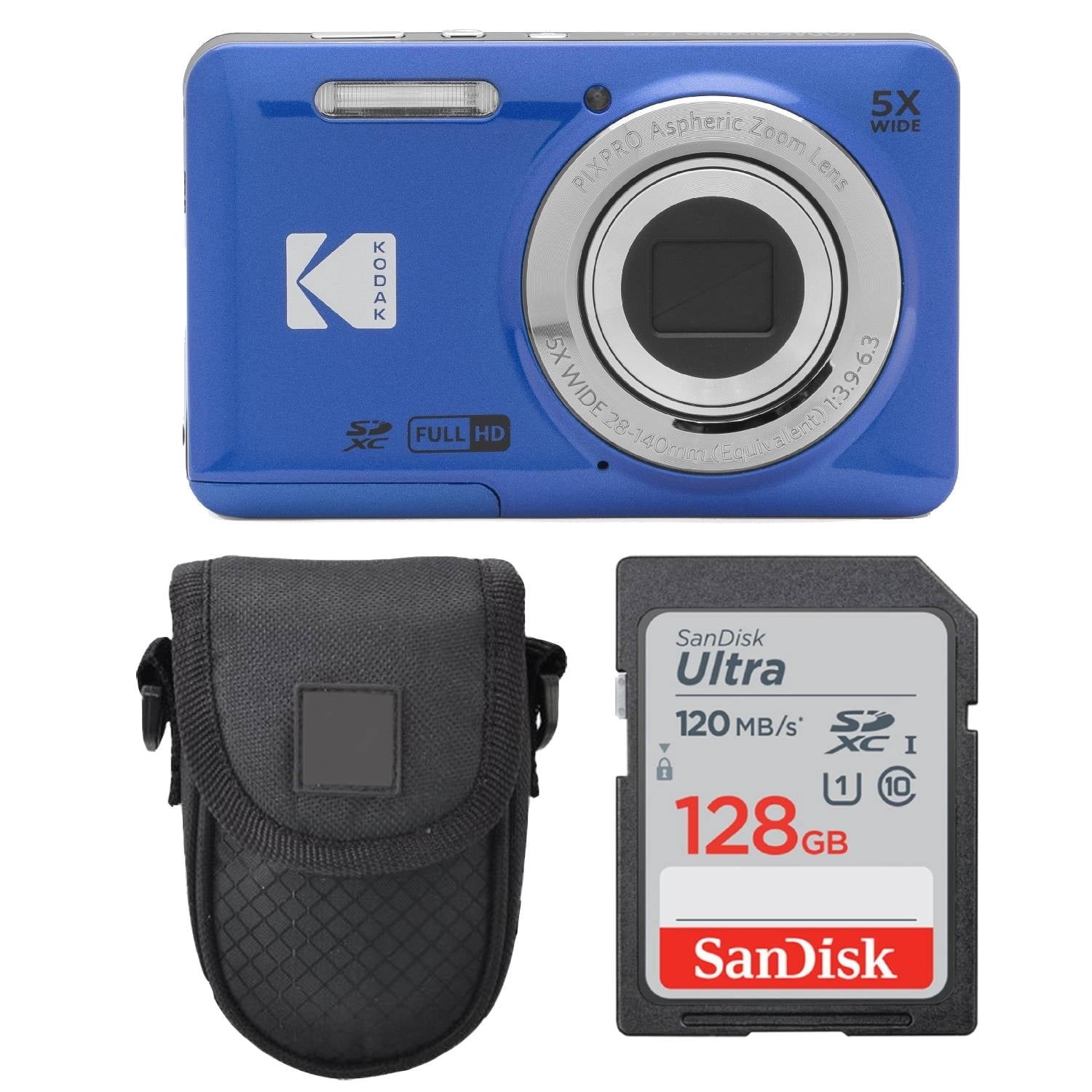 Kodak Digital Camera with 28-140mm 16MP CCD Sensor Full HD Video