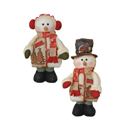 - August Grove 2 Piece Seated Country Moose Stuffed Holiday Accent Set