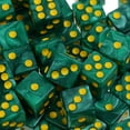 thumbnail image 3 of 6-Side D6 14mm Spot RPG Jeu de Rôle Jeux de Société Vert, 3 of 8