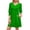 Z02#Green, variant on Fesfesfes Womens Dress Floral Print V Neck Spring Dress Loose Casual Short Sleeve Dress Women Swing Short Dress