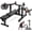 Type B, variant on FEIERDUN 3-Grip U-Handles Chest Press Machine with 1250LBS Capacity, 11+3 Adjustable Positions, Flat Incline Bench for Chest, Arms, Abs & Shoulder Home Gym |FED Fitness