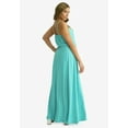 thumbnail image 2 of Jessica London Women's Plus Size Stretch Knit Blouson Maxi Dress, 2 of 4