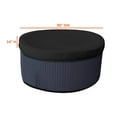 thumbnail image 3 of COVERS&ALL Round Hot Tub/Spa Cover 18 Oz Waterproof - 100% Weather Resistant Outdoor Round Spa Cover with Elastic for Snug Fit (90"(Dia) x 14"(H), Black), 3 of 6
