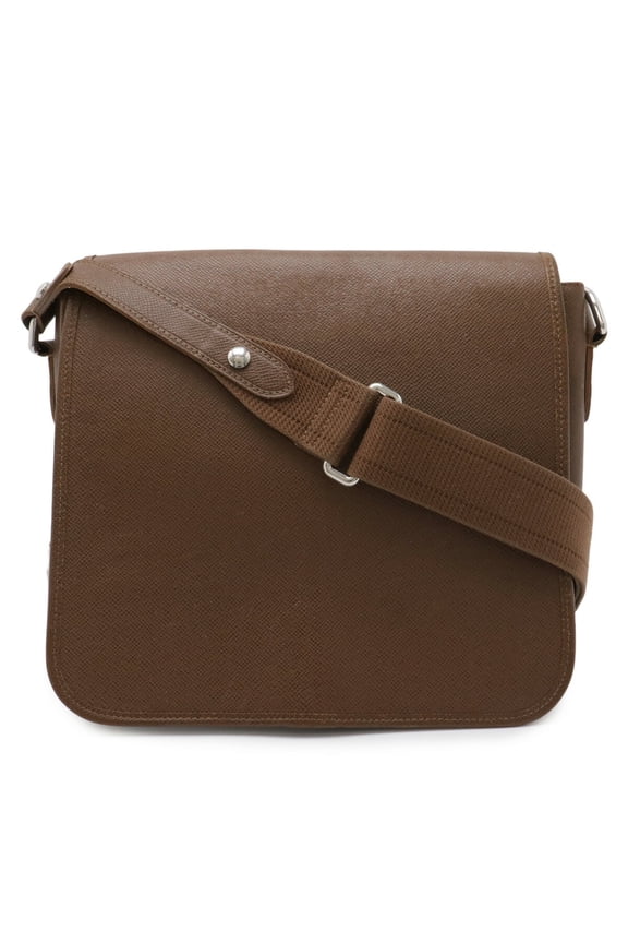 Pre-Owned LOUIS VUITTON Louis Vuitton Taiga Andrei Shoulder Bag Handbag Leather Grizzly Brown...