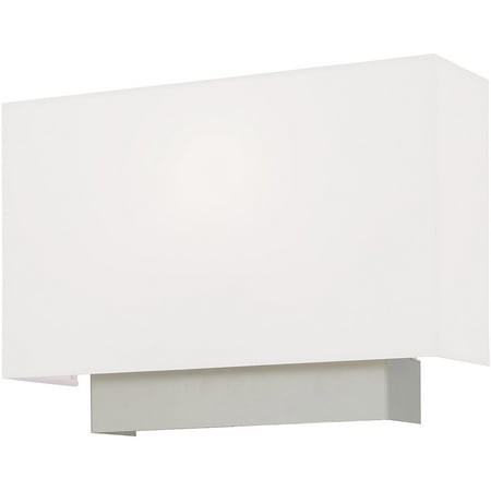 

Wall Sconces 1 Light Fixtures With Brushed Nickel Finish Steel Material Medium 10 40 Watts