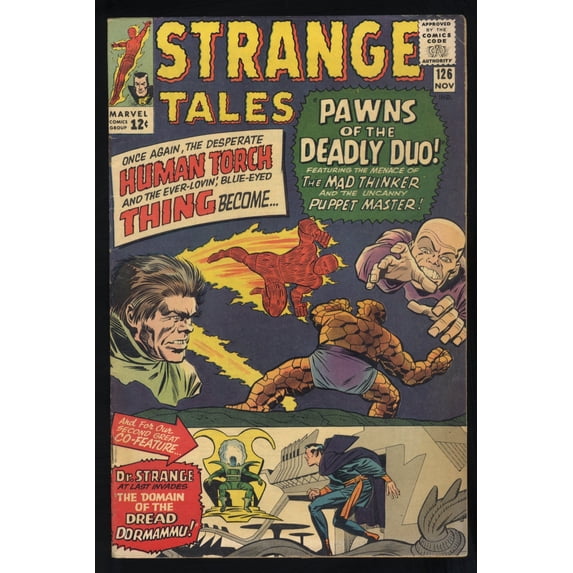 Strange Tales #126 FN- 5.5 1st Appearance Clea Dormammu! Comic Book