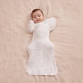 thumbnail image 3 of Love to Dream Swaddle UP Transition Baby Sleep Bag 1.0 TOG, Zip-Off Wings, Medium 13-19 lbs, White Dreamer, 3 of 6