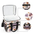 thumbnail image 6 of FORMRS Insulated Cooler Bag 24 Cans Capacity Soft Leakproof Lunch Box with Side Pockets, Warm Autumn Day, 6 of 7