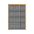 thumbnail image 1 of 12 Grids Jewelry Organizer Tray Black Stackable Velvet Jewelry Trays Drawer Inserts Earring Organizer For Women Girls Jewelry Storage Display Case For Rings Earring Necklaces, 1 of 8