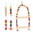thumbnail image 4 of Swing Perch Chewing Toys, Bird Toy Set Colorful Hook Installation 5pcs  Free  For Budgies, 4 of 8