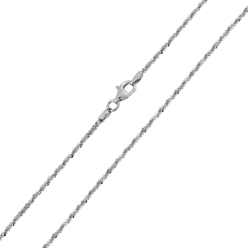High Polished Sterling Silver Rock 050 Chain