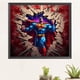 thumbnail image 2 of Pintura de diamante 5D DIY Taladro redondo completo Romper la pared y Superman Decoración para el hogar JShteea El nuevo, 2 of 9