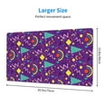 thumbnail image 2 of Xecao Retro 80s Style for Waterproof Mouse Pad - Extended Contour Mouse Mat, Large Gaming Mousepad Laptop Keyboard Mat with Non-Slip Rubber Base, 2 of 8