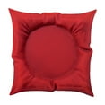thumbnail image 2 of SNGMN Colorful Pillow-Shaped Mug Coaster - Reusable Desktop Decoration, Heat Protection, Ideal for Mugs and Cups, Red Plastic 4.84 x 2.91 x 1.29 inches, 2 of 7