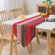 thumbnail image 2 of Camino de Mesa Rojo Naranja Lino Moderno Textura de Madera Raya Granja Rústico Retro Marrón 33x183cm Camino de Mesa de Yute para Mesa de Comedor Granja Fiesta Picnic Decoración de Cocina Gratis, 2 of 7