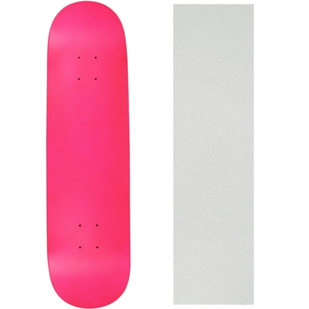 Skateboard Deck Pro 7-Ply Canadian Maple NEON PINK With Griptape 7.5  - 8.5 price history on PriceWatchPro