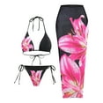 thumbnail image 4 of WILLBEST Traje de Baño Mujer 曲线 And Sexy Women'S Pattern Conjunto de Traje de Baño de 3 Piezas, 4 of 4