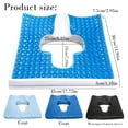 thumbnail image 3 of Dusknt Butt Pads, Gel Wheelchair Cushions- Pain Relief for Long Sitting & Relieve Sciatica, Back, Tailbone, Pressure Sore and Ulcer Pain for Pregnant and Elderly, 3 of 9
